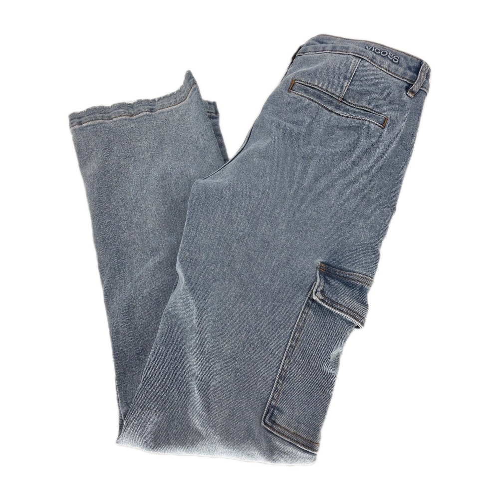 VIGOSS Jagger Boot Cut Jeans Women 30 Cargo Stretch Waist 32, Inseam 30.5 Denim - Picture 9 of 12